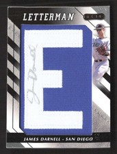 2008 Razor Letterman James Darnell #JAD-E Auto San Diego Padres TV2649