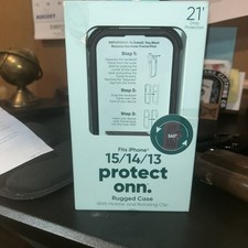 For iPhone 16 15 14 13 Pro Max Holster Belt Clip Holster Combo Case w/Kickstand