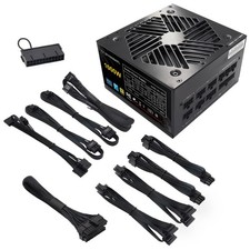 1000 Watt 80 Plus Gold PSU Full Modular, PCIE5.1 12V MAX 600W, ATX Power Supply