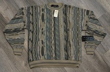 Vintage Protege Sweater Coogi Style 3D Knit Textured VTG 90s Size M - New