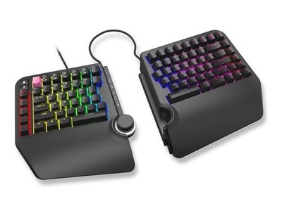 Cloud Nine ErgoTKL Ergonomic Tenkeyless Mechanical Keyboard for PC   Kailh Brown