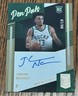 2020-21 Donruss Elite Jordan Nwora Pen Pals RC Auto Gold /10! Bucks