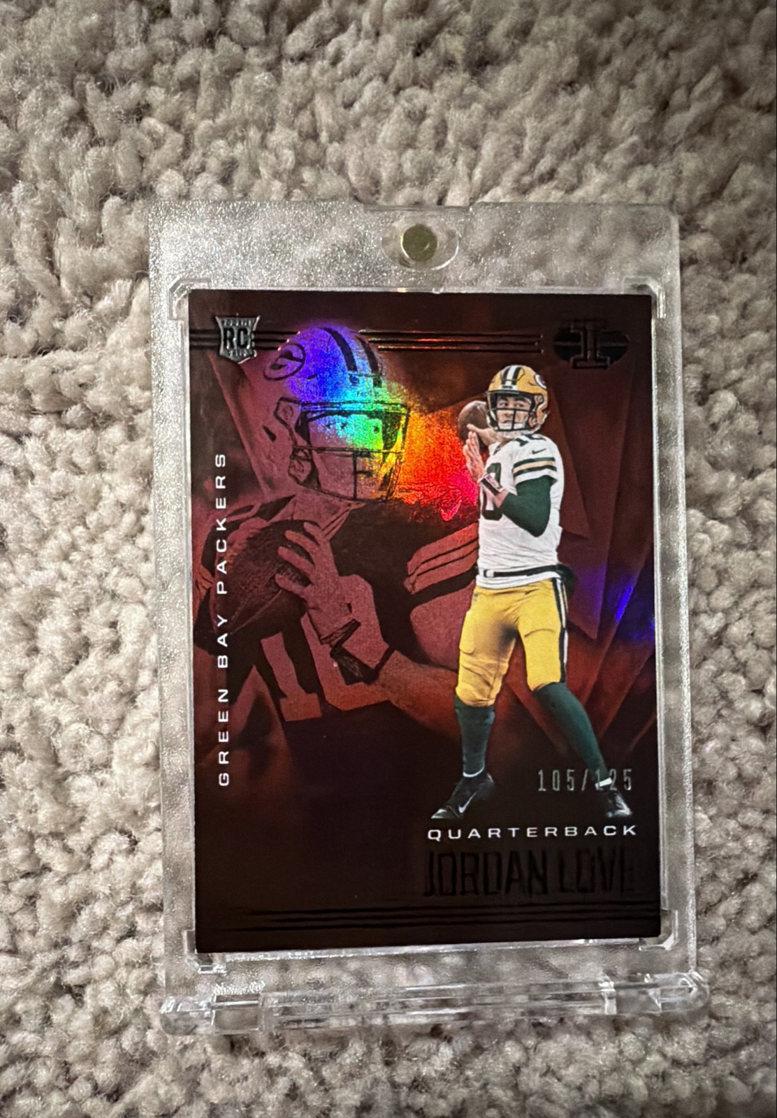 2020 Panini Illusions - Jordan Love #8 Trophy Collection Ruby /125 (RC)