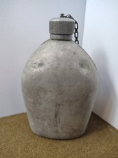 WW1 US Aluminum Canteen 1917 Early WWI AEF Army USMC #8
