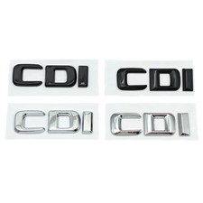 3D ABS Letters CDI Badge Car Fender Side Emblem Rear Trunk Sticker For Mercedes