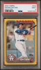 2024 Topps Shohei Ohtani Gold Foil Parallel #500 Los Angeles Dodgers PSA 9