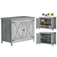 Gartenschrank Holz, GeräTeschuppen Wetterfest 110X60X88,5Cm, GeräTehaus Dach