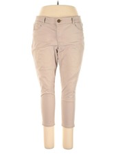 Wit Wisdom Women Brown Khakis 16