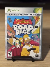 The Simpsons Road Rage Platinum Hits Microsoft Xbox 2003 Complete in Box CIB