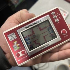Nintendo Game & Watch: Mario's Cement Factory (ML-102) - Original Foam Tested A1