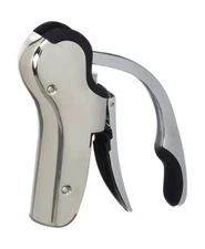 Stainless Steel Wine Opener Compact Vertical Corkscrew Wine Bottle ... Fast Ship