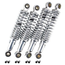 Stoßdämpfer 240 + 260mm chrom Tieferlegung Set für Simson KR51 Schwalbe Star Duo