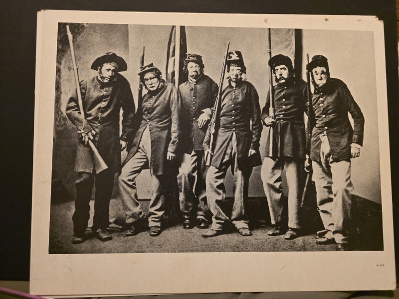 11x14" FIRING SQUAD Publicity Photo On A Thick Paper Material 1867