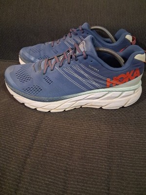 Hoka Clifton 6 Shoes Mens 11 Ensign Blue Plein Air Daily Road Jogging Trainer