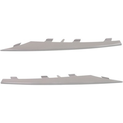 Bumper Trim Set For 2011-2013 BMW X5 Front Driver and Passenger Side Silver