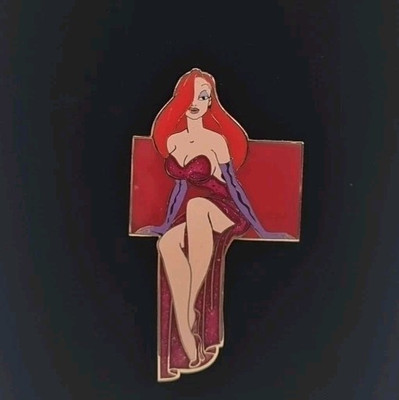 Disney Auctions pin LE 500 JESSICA RABBIT seated from 2005