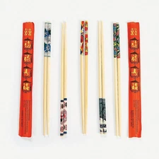 6599 - Chopsticks Wood Dec Set of 24 |F-36 UP|