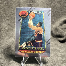 Topps 1994-95 Finest Collegiate Best Finest Protector Patrick Ewing #225 Knicks