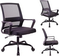 Breathable Mesh Executive Chair - 360° Rotation & Tilt Function for Flexibility
