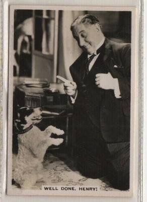 Gallaher Shots from the Films #15 Well Done Henry Will Fyffe and dog