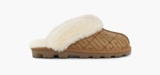 UGG Coquette Logo Chestnut Slippers Sandals - Size 10