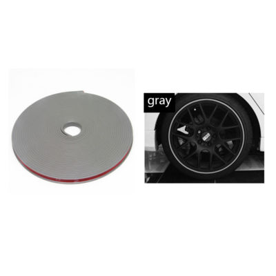 For Mini Cooper Car Tire Wheel Ring Protector Ring Tape Rubber Moulding Strip 7M