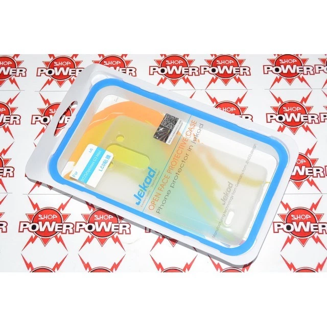 JEKOD CUSTODIA ORIGINALE SILICONE COVER POSTERIORE TPU CASE LG G3 S BIANCA - Immagine 4 di 4