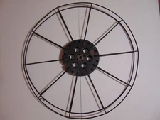 BIG Empty 35mm Film Reel Metal 25" Movie Take Up 64cm vintage spool wall art