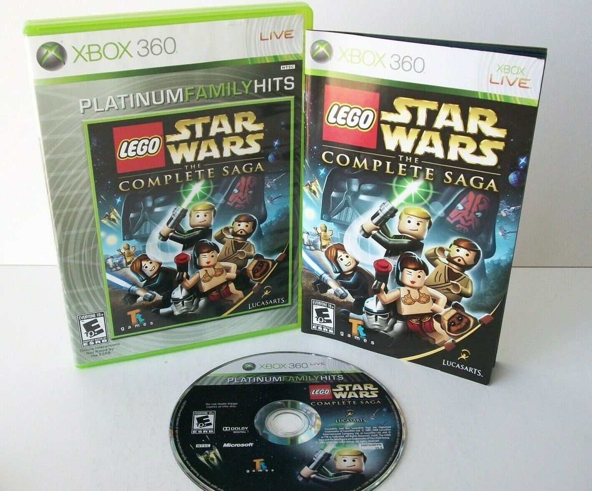 LEGO Star Wars The Complete Saga Xbox 360 Good Disc Complete Game
