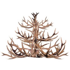 ReDesign Prima ANTLER CHANDELIER Western Furniture Transfer for Craft Deco