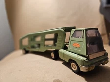 Vintage 68 TONKA Car Hauler, Sea Foam Green