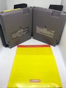 DR MARIO + TETRIS 2 + BOTH MANUALS - 2 (NES) Fast Free Shipping Day Of!!