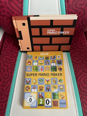 Super Mario Maker Nintendo Wii U Spiel mit Buch