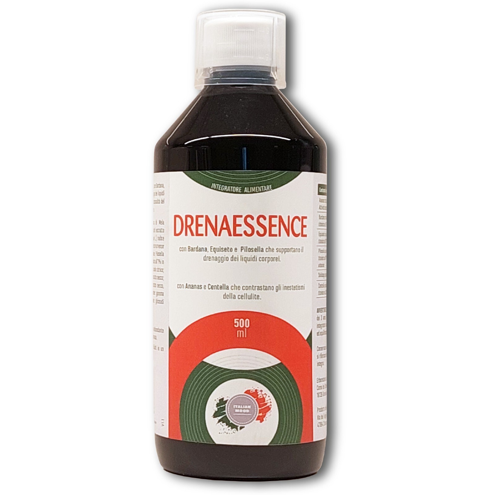 Italian Mood - Drenaessence 500 ml, Supporto al drenaggio dei liquidi