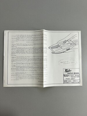 Lucy elastisch angetriebenes Rennboot Modellplan (209)