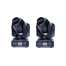 Stage Lights Moving Head Light 8 Gobos 8 Colors 11 Channels 2PCS 60W Spotligh...