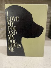 Dog signs wall decoration wood Pre-owned