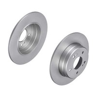 f.becker Bremsscheiben Voll Hinten Rechts Links FüR MERCEDES-BENZ 124 E-Klasse