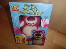 Toy Story Lotso Plush Stuffed Animal Pass Case Coin Holder Book New Japan F/S