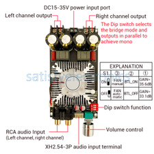 TDA7498E Digital Amplifier Board 160W 2 Dual channel 220W Mono DC15V-35V