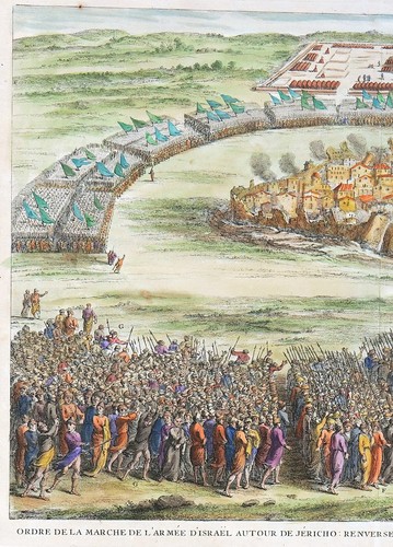 JERICO PALESTINE "Ordre de la marche de l'armee d'Israel" 1722 Calmet - Picture 2 of 5