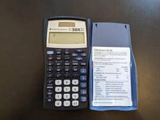 Texas Instruments TI-30X IIS 2-Line Scientific Calculator--TESTED and Working