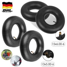 2er Reifenschlauch 15x6.00-6/15x6.00-6 für Rasen Aufsitzmäher Rasenmäher Traktor