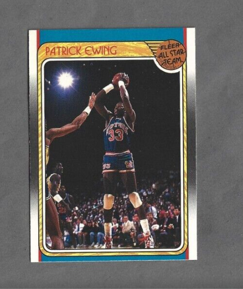 Patrick Ewing HOF New York Knicks 1988-89 Fleer All Star #130
