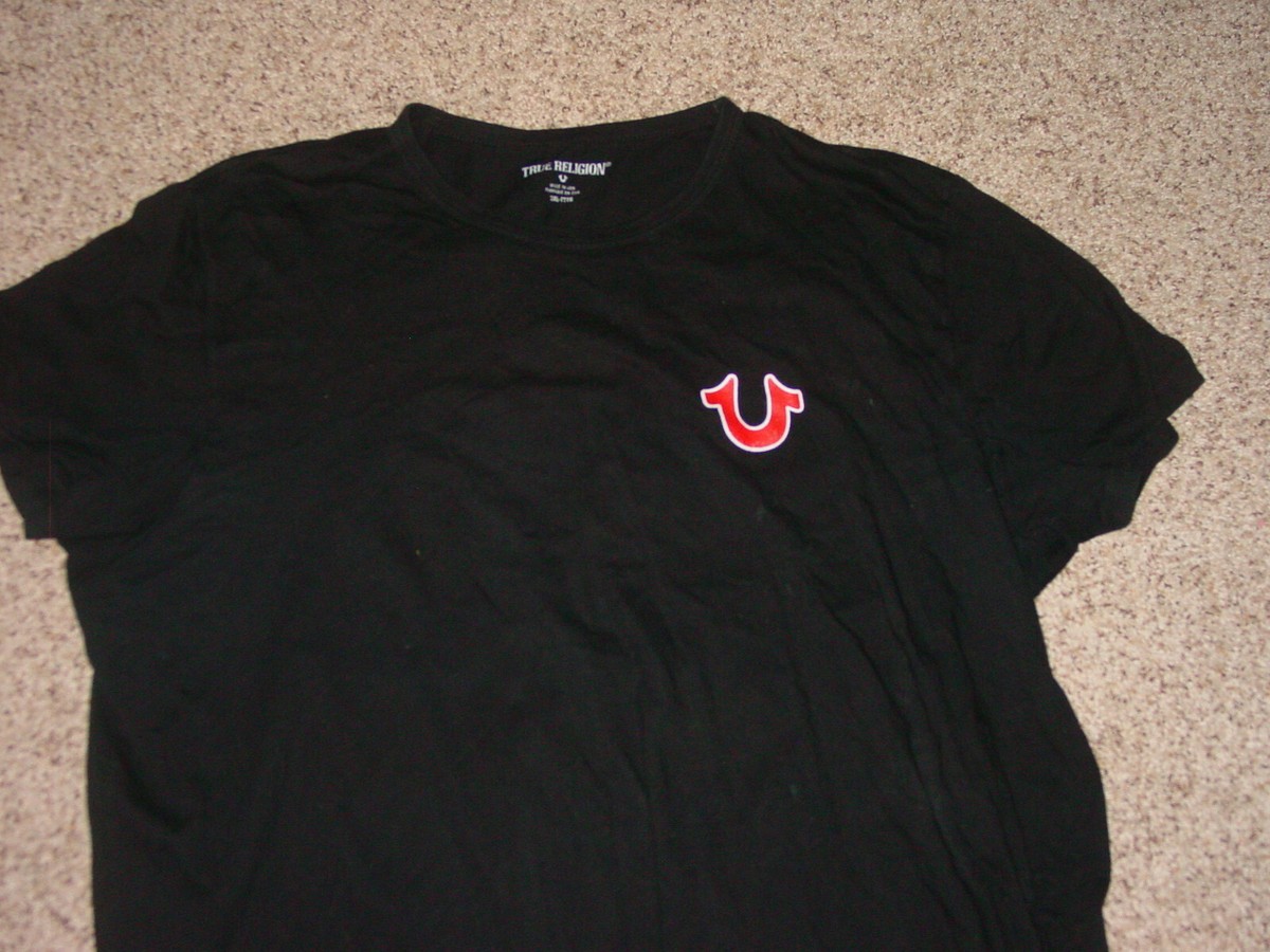 Mens True Religion Black/Red Shirt! Size 3XL | eBay