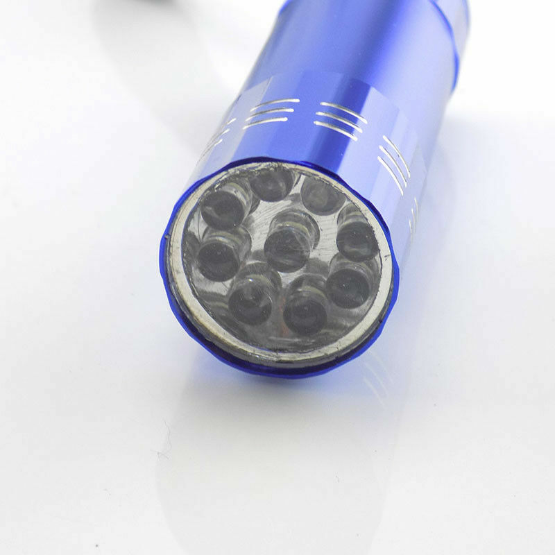 1X mini 9 LED Flashlight Portable Pocket Torch flash Lamps light Keychain - Picture 9 of 13