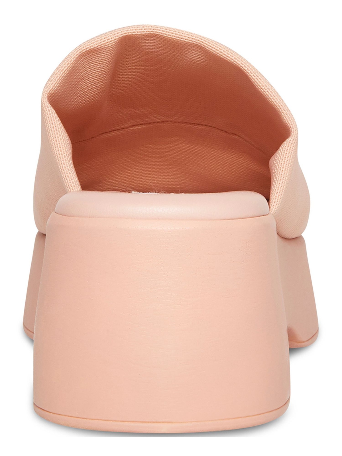 STEVE MADDEN Womens Pink 11/2" Platform Slinky30 Wedge Slip On Sandals