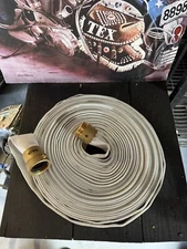 Fire Hose 1 1/2" Crocker 100 FT NST/ NH W/ Giacomini Fittings Valves 250 PSI NEW