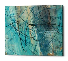 Epic Graffiti 'To the Sea' by Albena Hristova, Giclee Canvas Wall Art