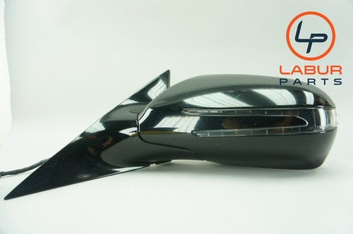 +C1606 R171 MERCEDES 09-11 SLK CLASS FRONT LEFT DRIVER SIDE DOOR MIRROR BLACK - Picture 2 of 8